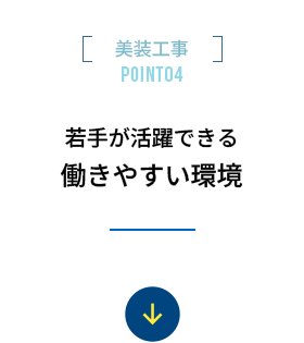 若手が活躍できる働きやすい環境
